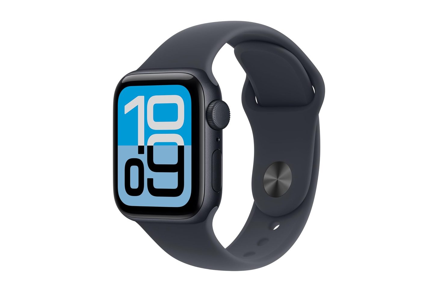 Apple Watch SE 3 with midnight aluminum case and sport band