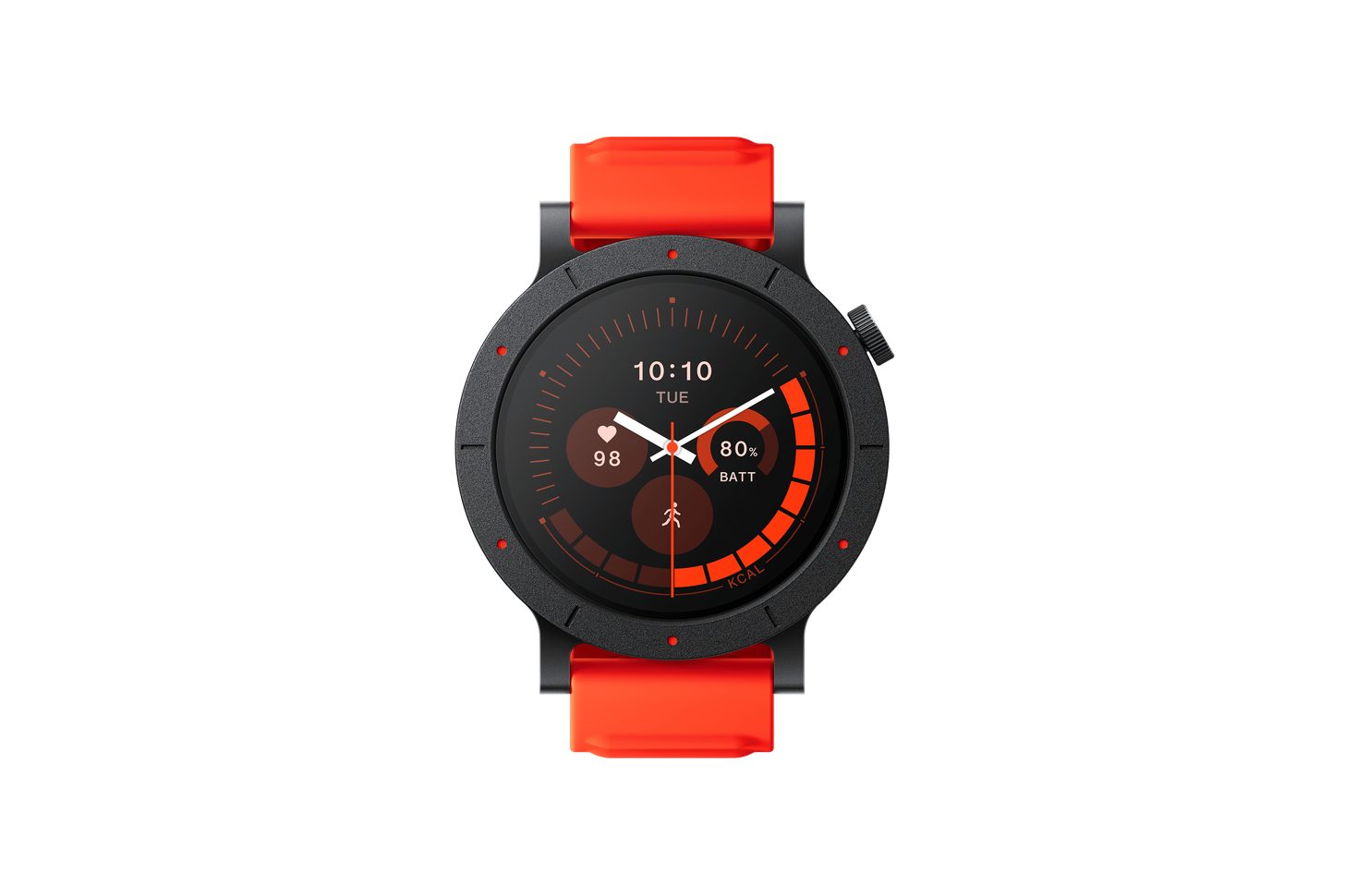 CMF by Nothing Watch 3 Pro in orange with round AMOLED display